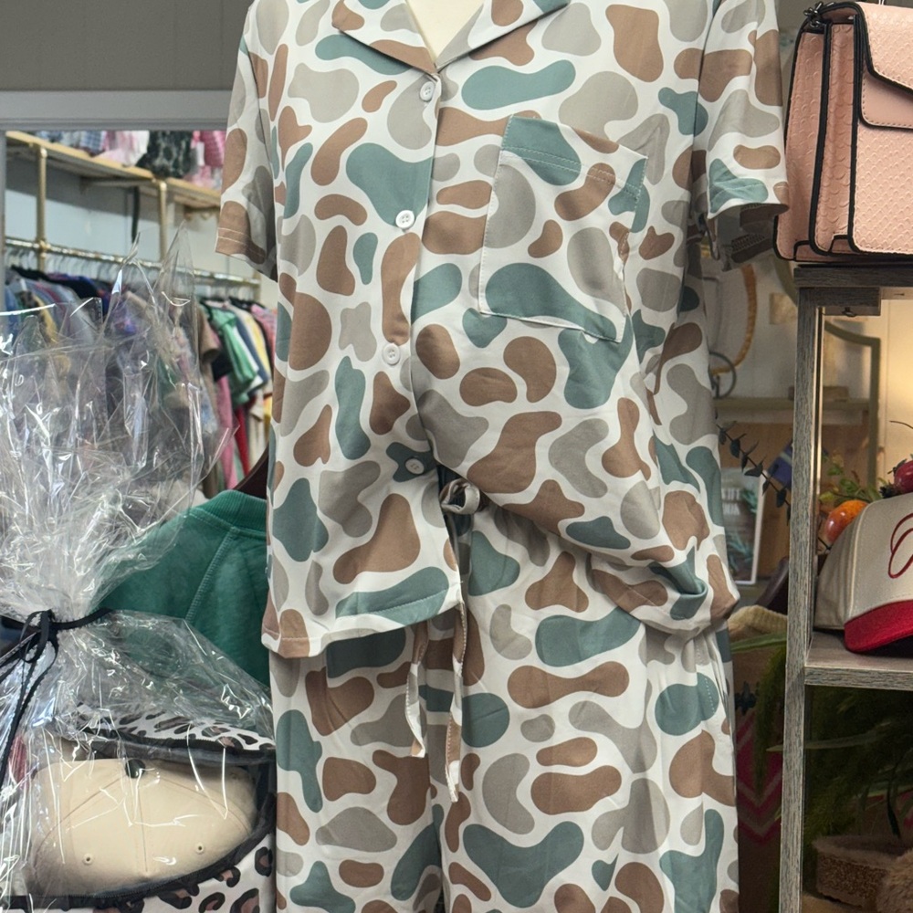 Stylish Camouflage Print Women's Jumpsuit